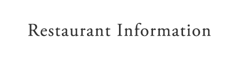 Restaurant Information